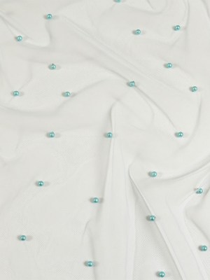 Beaded Tulle – Pale Blue – Sylvie Collection Beaded Tulle – Pale Blue – Sylvie Collection