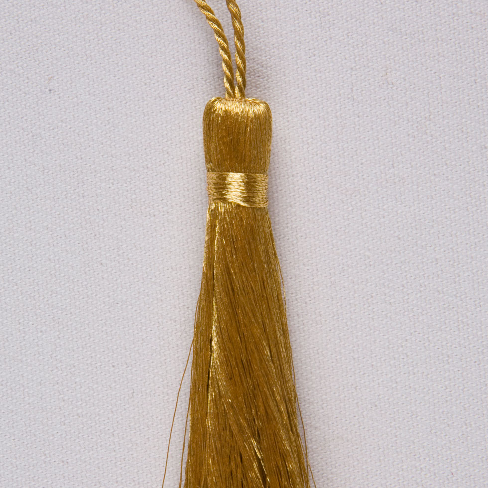 3.5" Metallic Gold Basic Tassel