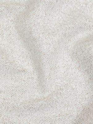 Snow Striated Acrylic and Cotton Boucle with Tan Woven Backing Snow Striated Acrylic and Cotton Boucle with Tan Woven Backing