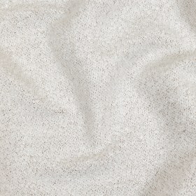 Snow Striated Acrylic and Cotton Boucle with Tan Woven Backing Snow Striated Acrylic and Cotton Boucle with Tan Woven Backing