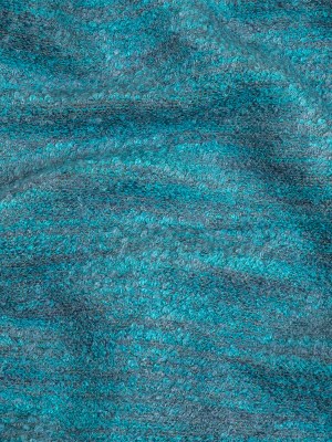 Sky Striated Acrylic and Cotton Boucle with Tan Woven Backing Sky Striated Acrylic and Cotton Boucle with Tan Woven Backing