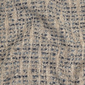 Indigo Spotted Viscose Boucle Indigo Spotted Viscose Boucle