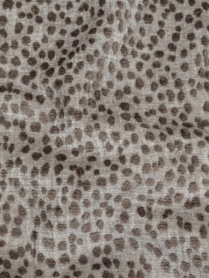 Taupe Raised Spots Acrylic Chenille Woven Taupe Raised Spots Acrylic Chenille Woven