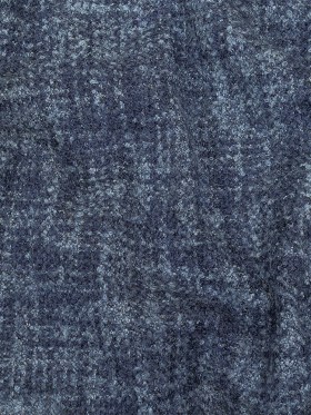 Indigo Tweedy Acrylic and Cotton Boucle Indigo Tweedy Acrylic and Cotton Boucle