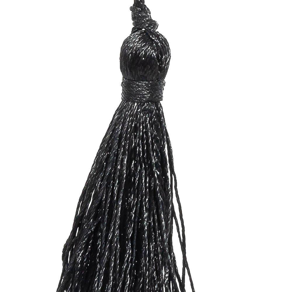 2" Black Basic Tassel