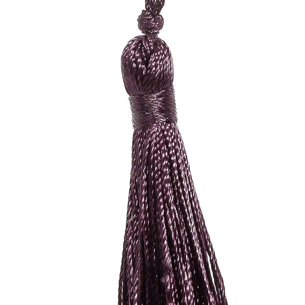 2" Eggplant Basic Tassel