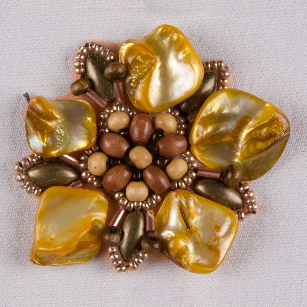 Mustard Shell Applique Mustard Shell Applique