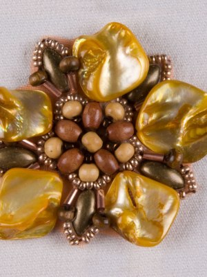 Mustard Shell Applique Mustard Shell Applique