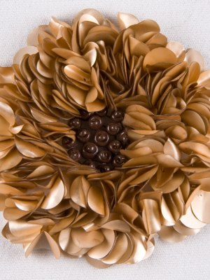 Cappuccino Sequin Applique Cappuccino Sequin Applique