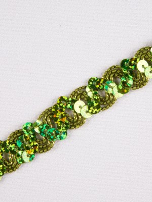 1/2″ Kiwi Fancy Sequin Trim 1/2″ Kiwi Fancy Sequin Trim