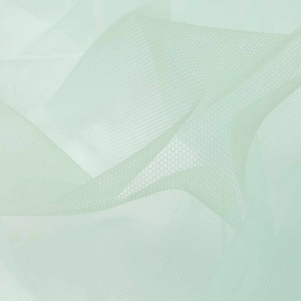 Soft Nylon Tulle – Light Aqua – Leonardo Collection Soft Nylon Tulle – Light Aqua – Leonardo Collection