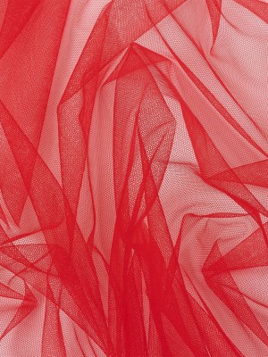 Soft Nylon Tulle – Bright Red – Leonardo Collection Soft Nylon Tulle – Bright Red – Leonardo Collection