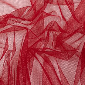 Soft Nylon Tulle – Cherry Red – Leonardo Collection Soft Nylon Tulle – Cherry Red – Leonardo Collection