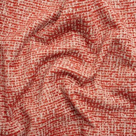 Crypton Ruby and Beige Tweed Polyester Upholstery Chenille Crypton Ruby and Beige Tweed Polyester Upholstery Chenille