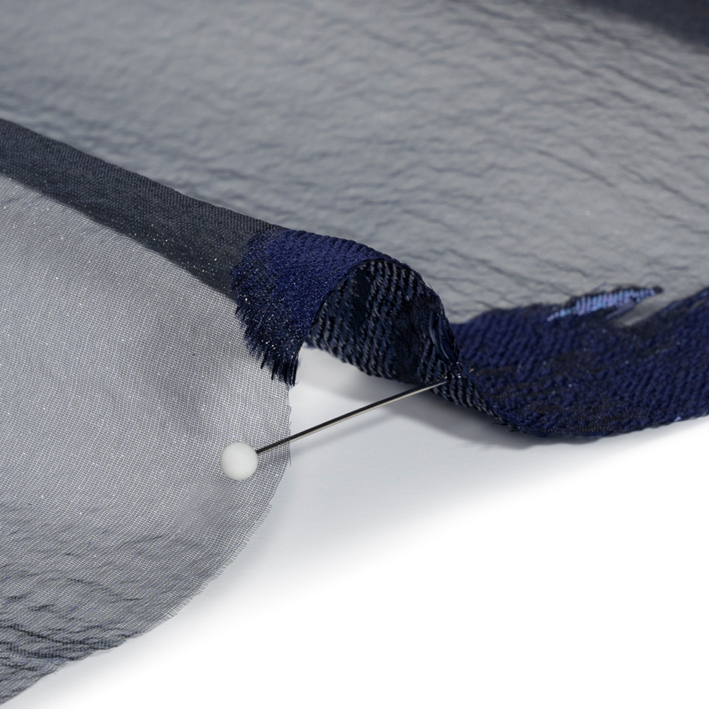 Metallic Navy Big Florals Luxury Burnout Brocade Metallic Navy Big Florals Luxury Burnout Brocade