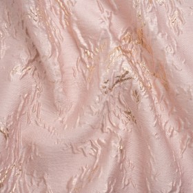 Metallic Gold and Baby Pink Crackled Abstract Luxury Brocade Metallic Gold and Baby Pink Crackled Abstract Luxury Brocade