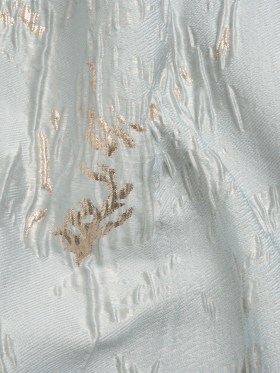 Metallic Gold and Baby Blue Crackled Abstract Luxury Brocade Metallic Gold and Baby Blue Crackled Abstract Luxury Brocade
