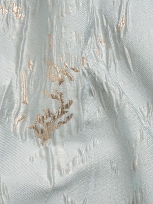 Metallic Gold and Baby Blue Crackled Abstract Luxury Brocade Metallic Gold and Baby Blue Crackled Abstract Luxury Brocade