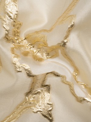 Metallic Gold and Gilded Beige Abstract Embers Luxury Burnout Brocade Metallic Gold and Gilded Beige Abstract Embers Luxury Burnout Brocade