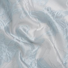 Pastel Blue and Gray Floral Sheer Luxury Brocade Pastel Blue and Gray Floral Sheer Luxury Brocade