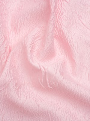 Luminous Baby Pink Crinkled Luxury Brocade Luminous Baby Pink Crinkled Luxury Brocade
