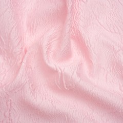 Luminous Baby Pink Crinkled Luxury Brocade Luminous Baby Pink Crinkled Luxury Brocade