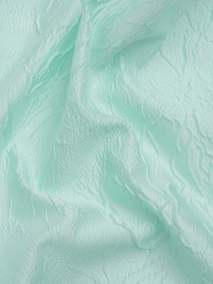 Luminous Aqua Crinkled Luxury Brocade Luminous Aqua Crinkled Luxury Brocade