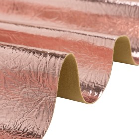 Ingot Champagne Crinkled Fabric-Backed Mirror Vinyl Ingot Champagne Crinkled Fabric-Backed Mirror Vinyl
