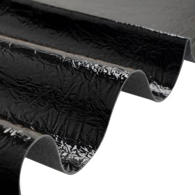 Ingot Black Crinkled Fabric-Backed Mirror Vinyl Ingot Black Crinkled Fabric-Backed Mirror Vinyl
