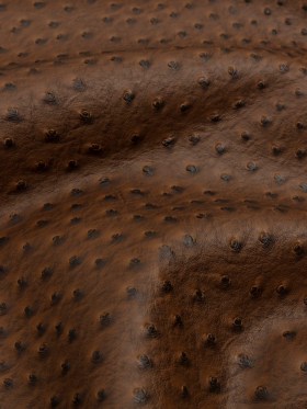 Kidepo Brown Faux Ostrich Leather Vinyl Kidepo Brown Faux Ostrich Leather Vinyl