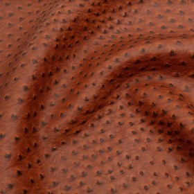 Kidepo Chestnut Faux Ostrich Leather Vinyl Kidepo Chestnut Faux Ostrich Leather Vinyl