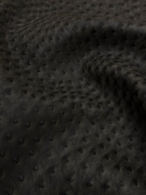 Kidepo Charcoal Faux Ostrich Leather Vinyl Kidepo Charcoal Faux Ostrich Leather Vinyl