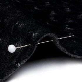 Kidepo Black Faux Ostrich Leather Vinyl Kidepo Black Faux Ostrich Leather Vinyl