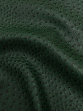 Kidepo Hunter Green Faux Ostrich Leather Vinyl Kidepo Hunter Green Faux Ostrich Leather Vinyl
