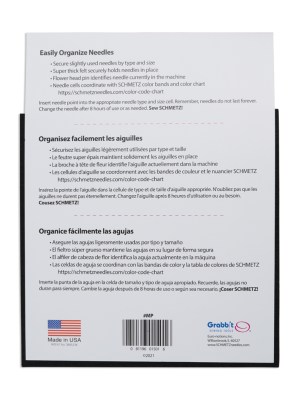 Grabbit My Pad – Felt Sewing Machine Needle Organizer – 6.75″ x 6.75″ Grabbit My Pad – Felt Sewing Machine Needle Organizer – 6.75″ x 6.75″