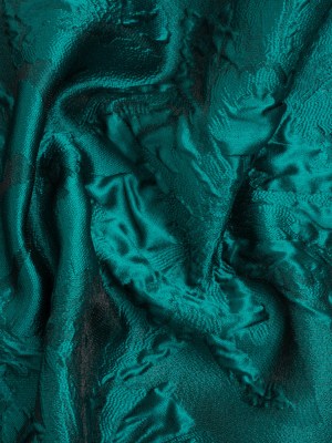 Luminous Teal Floral Lightweight Luxury Brocade Luminous Teal Floral Lightweight Luxury Brocade