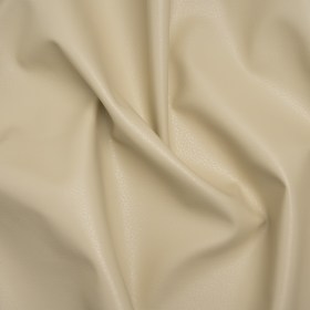 Pebbled Faux Leather with Woven Backing – Bone Pebbled Faux Leather with Woven Backing – Bone