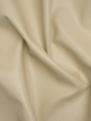 Pebbled Faux Leather with Woven Backing – Bone Pebbled Faux Leather with Woven Backing – Bone