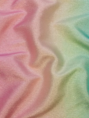 Metallic Pastel Rainbow Polyester Lame Metallic Pastel Rainbow Polyester Lame