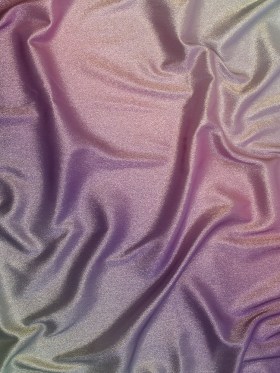 Metallic Pastel Purple, Blue and Gold Polyester Lame Metallic Pastel Purple, Blue and Gold Polyester Lame