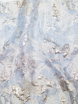 Metallic Golden Egg, Plein Air and Kentucky Blue Abstract Luxury Brocade Metallic Golden Egg, Plein Air and Kentucky Blue Abstract Luxury Brocade