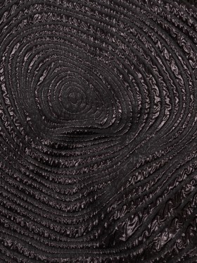 Metallic Black Spirals Luxury Organza Brocade Metallic Black Spirals Luxury Organza Brocade