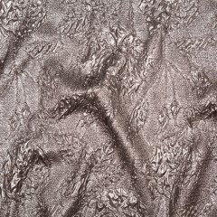 Metallic Cinder Crinkled Luxury Brocade Metallic Cinder Crinkled Luxury Brocade