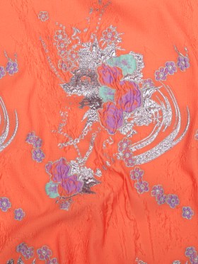 Spearmint, Coral and Metallic Gold Floral Luxury Brocade Spearmint, Coral and Metallic Gold Floral Luxury Brocade