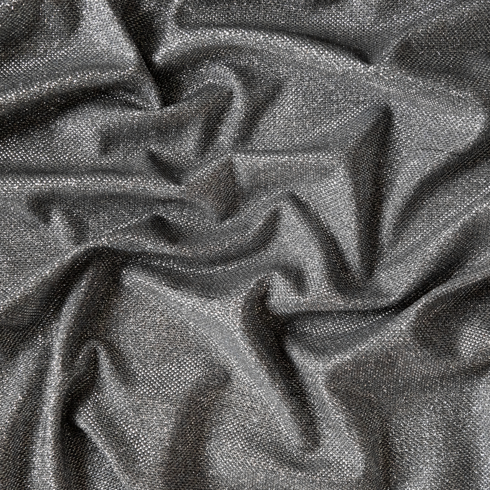 Two-Tone Galaxy Lame – Dark Silver – Andromeda Collection Two-Tone Galaxy Lame – Dark Silver – Andromeda Collection