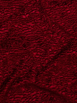 Faux Persian Lamb Fur – Red – Annette Collection Faux Persian Lamb Fur – Red – Annette Collection
