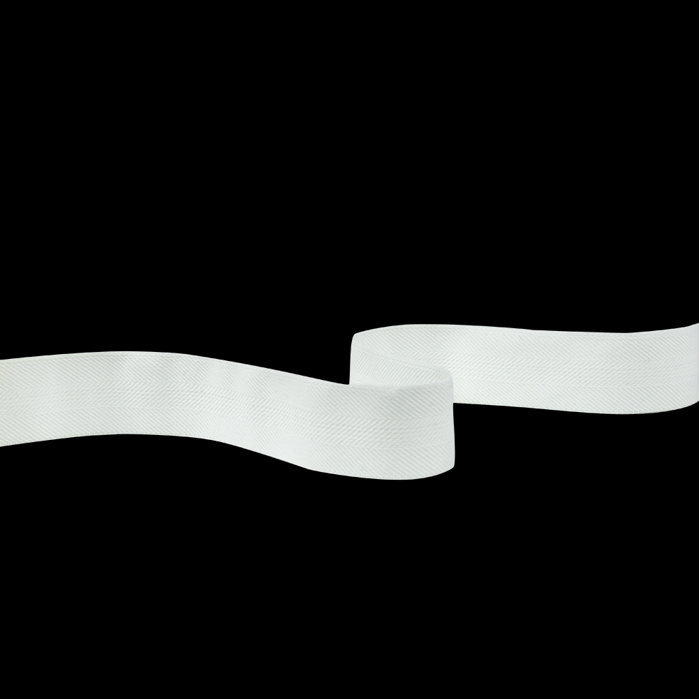 Italian White Stretch Twill Tape – 1″ Italian White Stretch Twill Tape – 1″