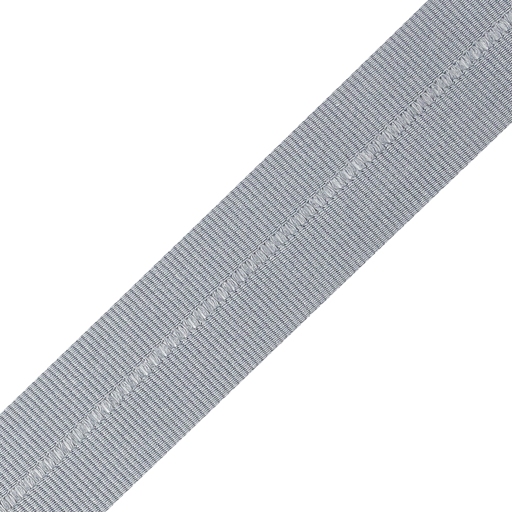 Italian Gray Foldover Grosgrain Ribbon – 0.8125″ Italian Gray Foldover Grosgrain Ribbon – 0.8125″