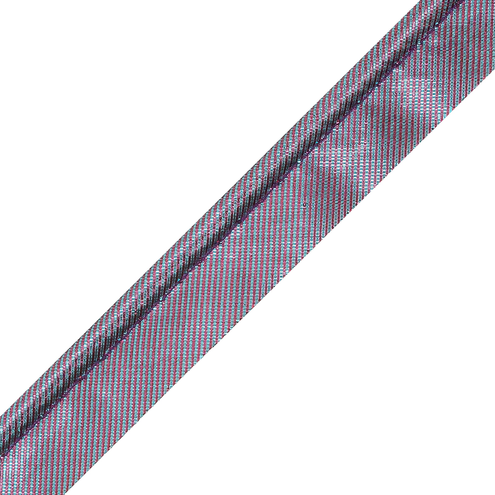 Italian Purple Metallic Piping with Lip - 0.625"
