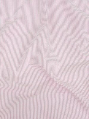 Organic Cotton Seersucker – Pink Stripes – Brasilia Collection Organic Cotton Seersucker – Pink Stripes – Brasilia Collection